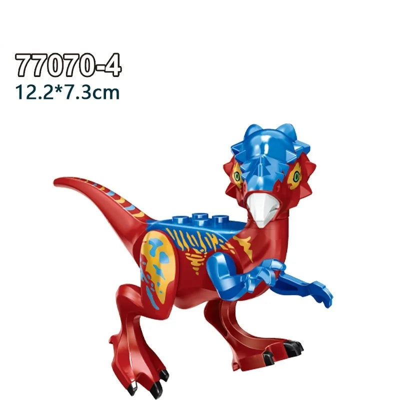 Mini bloc de construction jouet dinosaure jurassique Puzzle Animal tyrannosaure Rex ptérosaure bloc de construction jouet cadeau pour enfants