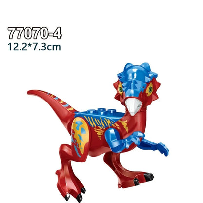 Mini bloc de construction jouet dinosaure jurassique Puzzle Animal tyrannosaure Rex ptérosaure bloc de construction jouet cadeau pour enfants