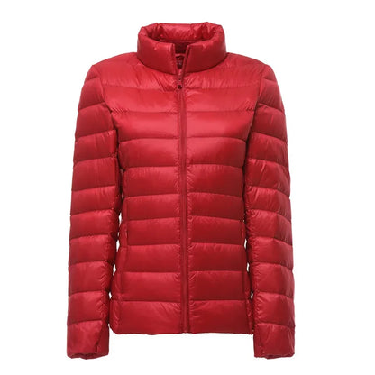 2025 nouveau UZZDSS automne femmes ultraléger mince doudoune 90% duvet de canard blanc vestes à capuche manteaux costume vestes WYRF 1051968