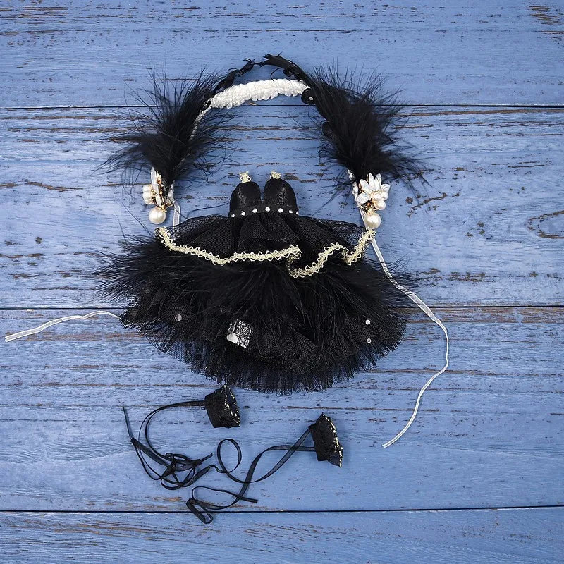 Vêtements kimono de poupée Blyth faits à la main, vêtements de poupée Blyth OB22 24, oreilles de lapin, robe de princesse pour Ymy Licca Azones Ob24 Ob27 Fr