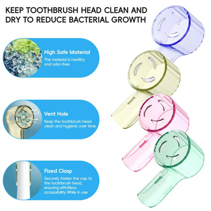 MOONBIFFY Couvercles anti-poussière pour brosse à dents
