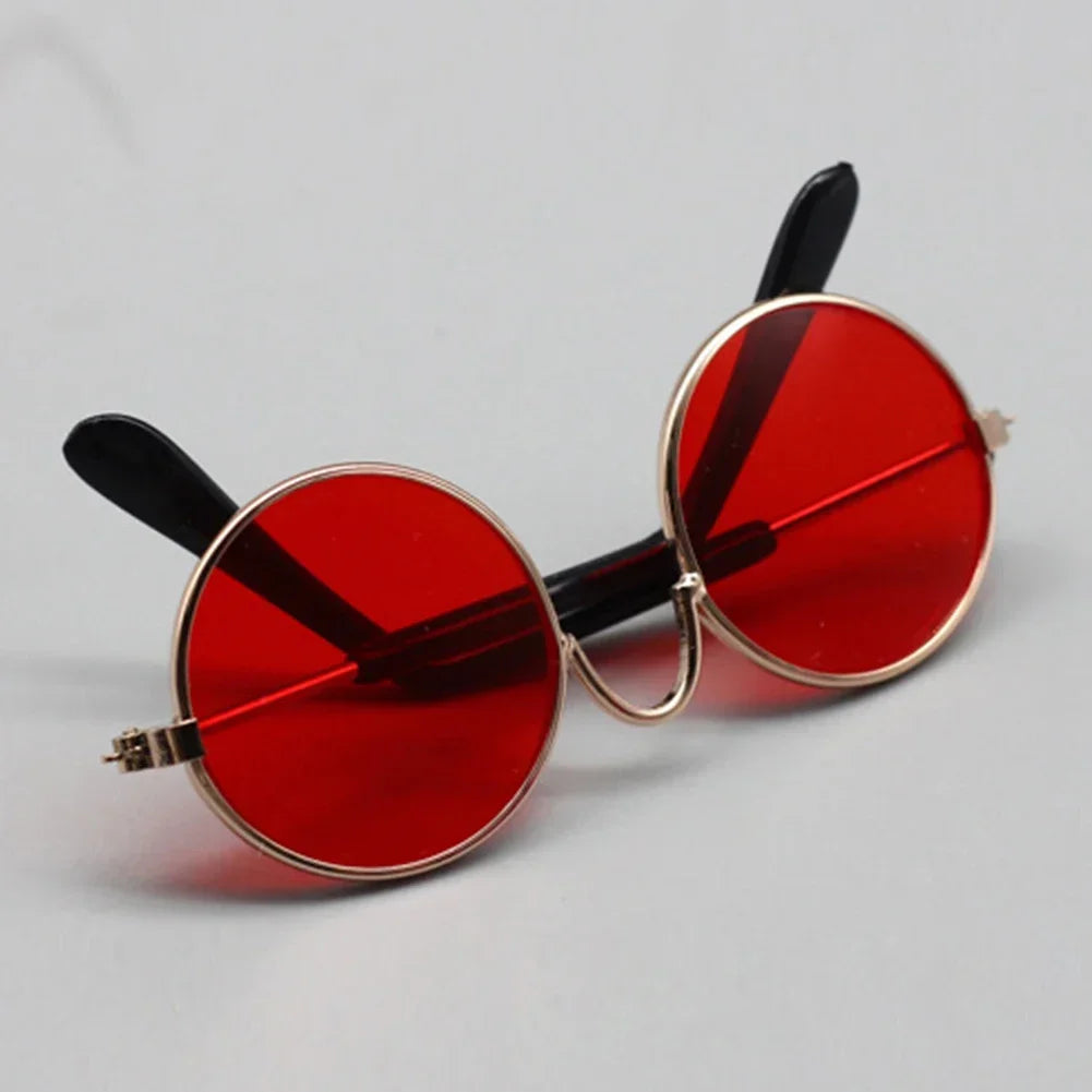 Lunettes de soleil de plage à cadre rond Casting, accessoires de poupées Labubu, seulement 7-8cm, 15 cm, 17cm