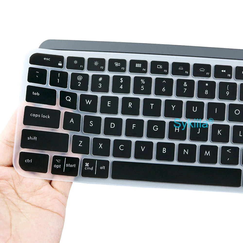 Housse de clavier pour Logitech Craft, protection sans fil, étui pour Logi, noir, transparent, en silicone, TPU, pour ordinateur