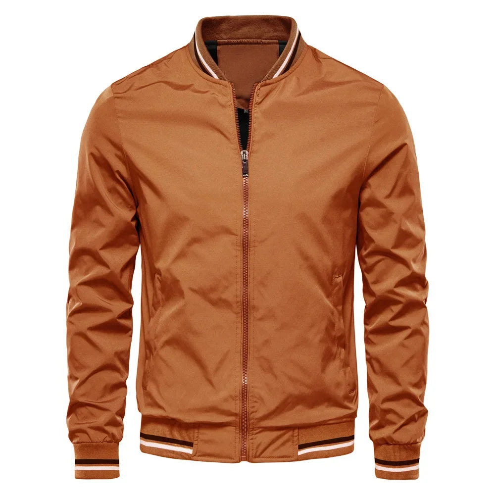 Veste d'été personnalisable pour hommes, noire, décontractée, coupe cintrée, vestes de Baseball pour hommes, mode automne, vestes de haute qualité, costumes sur mesure