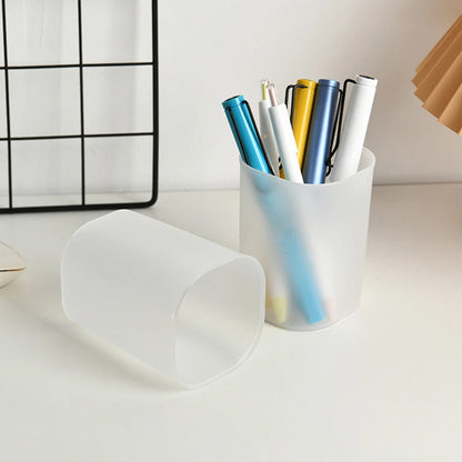 Porte-stylo de rangement de papeterie multifonctionnel en plastique