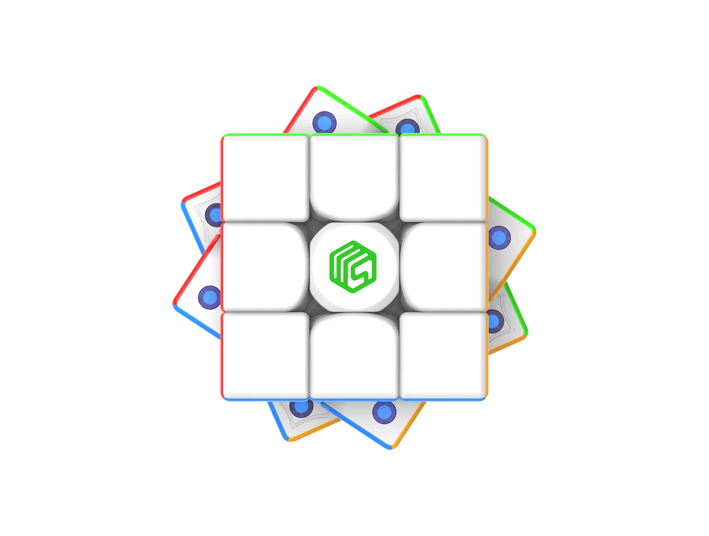 Picube-Cube Magique Magnétique DIY pour Enfants, Maglev Magnetic Rubix, Professional Speed Puzzle, Fidget Toy, DianSheng MS3X, 3x3x3