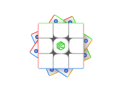 Picube-Cube Magique Magnétique DIY pour Enfants, Maglev Magnetic Rubix, Professional Speed Puzzle, Fidget Toy, DianSheng MS3X, 3x3x3