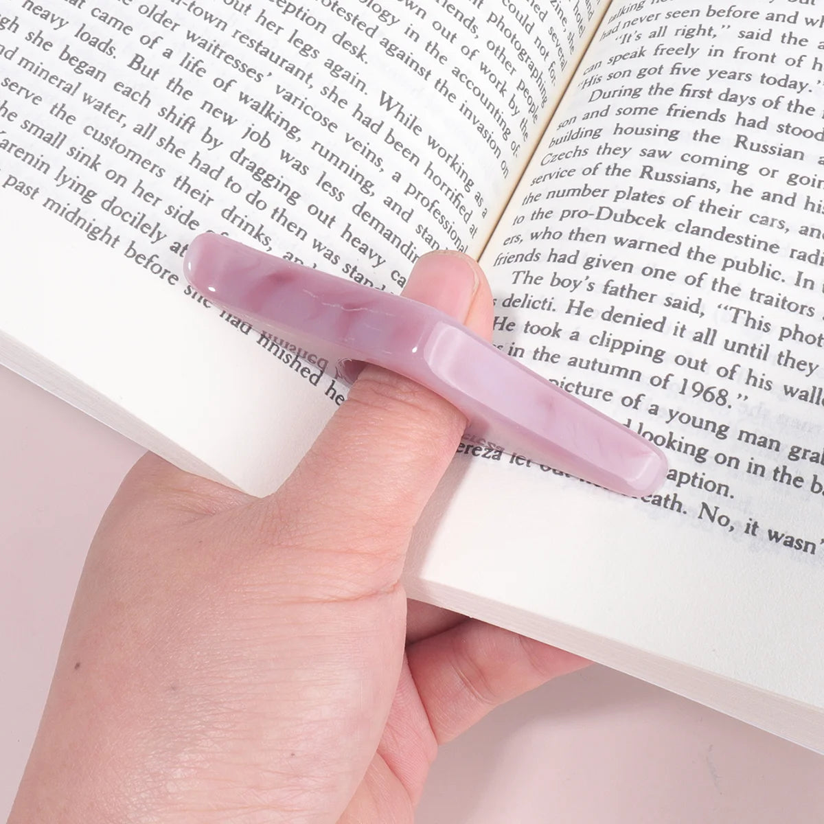 Support de livre à pouce, 1 pièce, Support de Page de livre