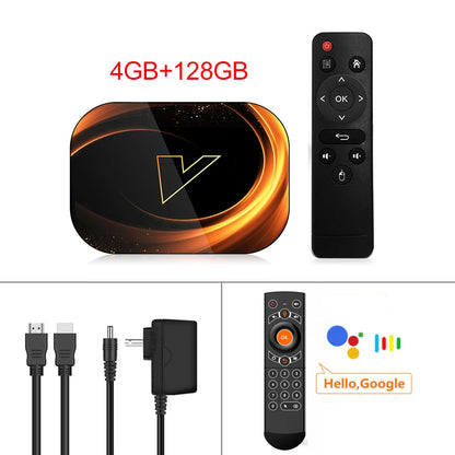 VONTAR X3 4GB 128GB 8K TV BOX Android 9 Smart Android TVBOX 9.0 Amlogic S905X3 Wifi 1080P BT 4K décodeur 4GB 64GB 32GB