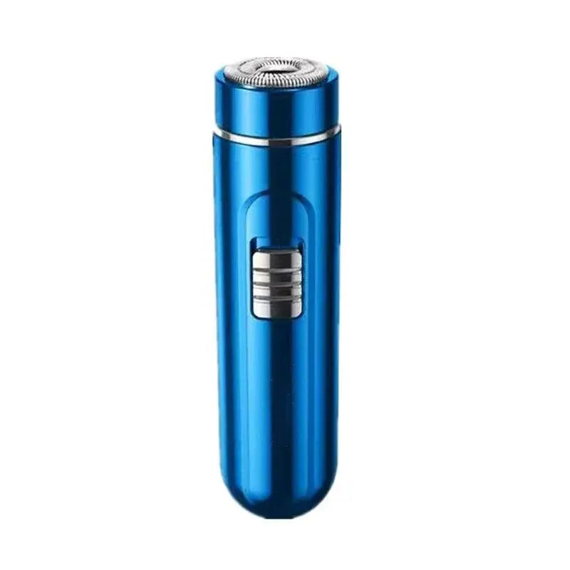 Rasoir électrique compact pour homme, aste par USB, support et séchage, utilisation facile à un bouton, parfait pour la maison, la voiture et les voyages!