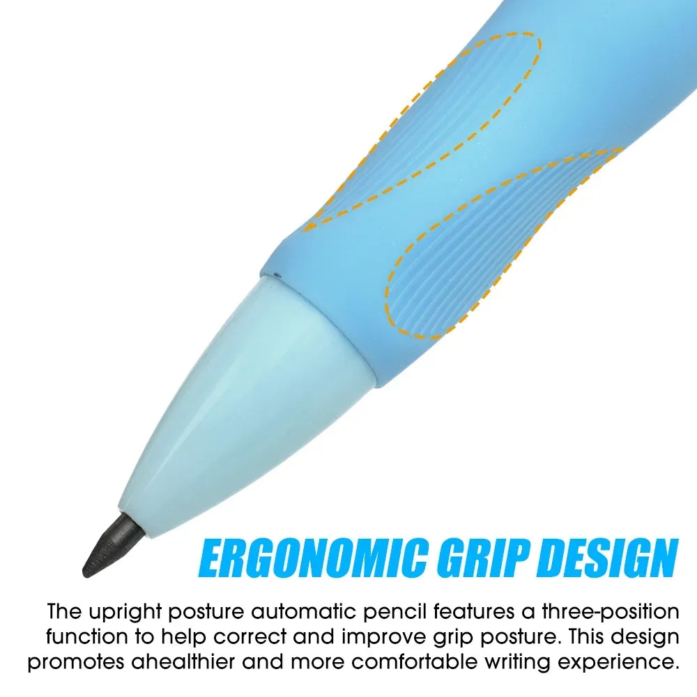 Crayon mécanique avec taille-crayon Anti-myopie, crayons à poignée souple, 2.0mm,