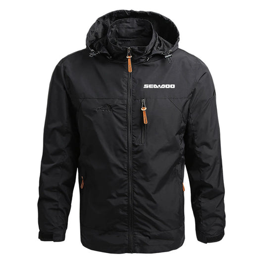 Sea Doo Seadoo-Veste de dehors Imperméable pour Homme, Coupe-Vent, Respirant, à Capuche, Décontracté, Harajuku, Militaire, Nouvelle Collection