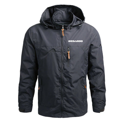 Sea Doo Seadoo-Veste de dehors Imperméable pour Homme, Coupe-Vent, Respirant, à Capuche, Décontracté, Harajuku, Militaire, Nouvelle Collection