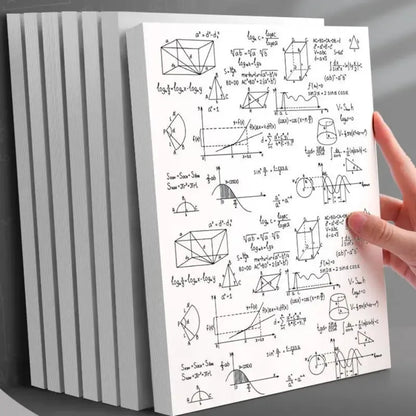 Papier pour calculs de brouillon B5, 40 feuilles, ligne horizontale,