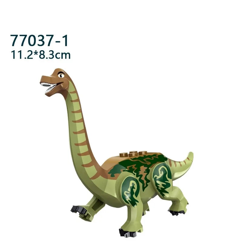 Mini bloc de construction jouet dinosaure jurassique Puzzle Animal tyrannosaure Rex ptérosaure bloc de construction jouet cadeau pour enfants