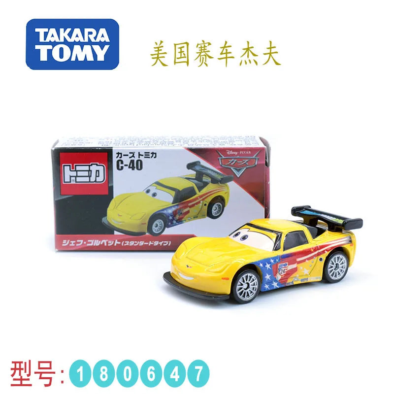 Tomy Tomica-Modèle de véhicule édition spéciale pour garçons, jouets moulés sous pression, voiture Tokyo, McQueen, Mater, Finn, McMissile, cadeau de collection, 1/64