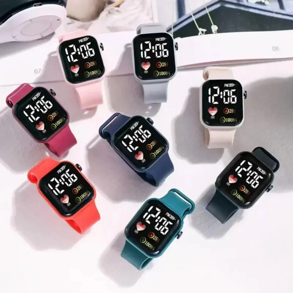 montres de sport LED Montre intelligente pour hommes femmes