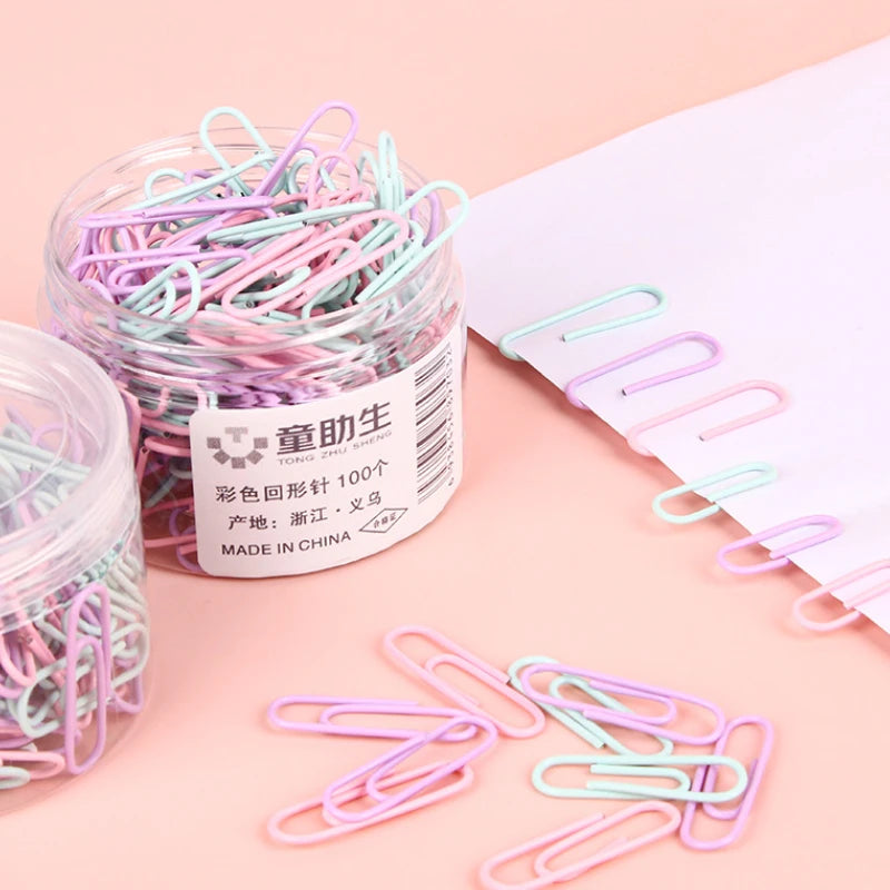 Trombones pour documents Morandi, fournitures de reliure à clip en métal, papier de test étudiant, classeur de factures, évaluaOffice, 28mm, 100 pièces par boîte