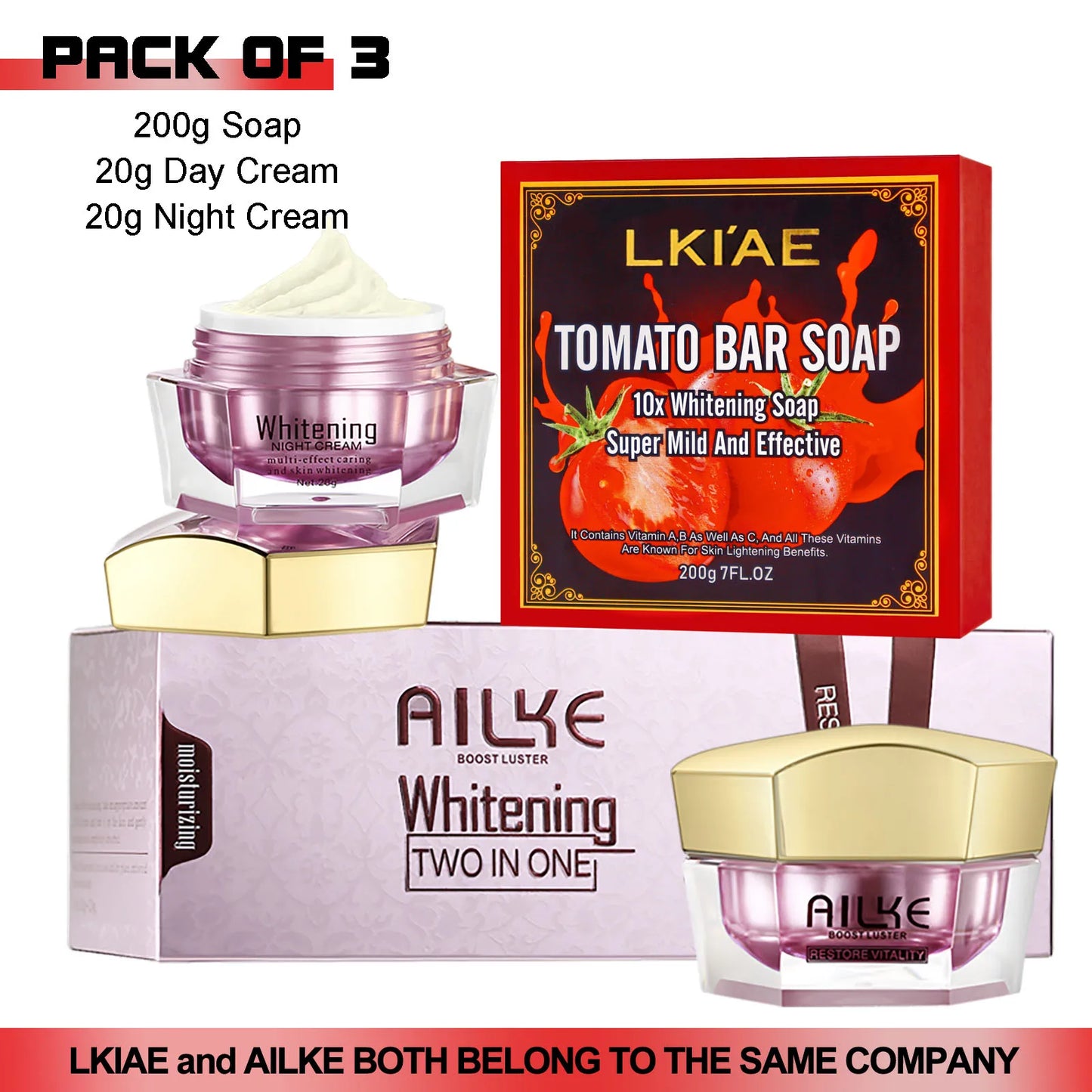 AILKE Barre de savon au tomate biologique, éclaircissante pour la peau, nettoie en profondeur, exfolie, élimine les taches foncées, hydratante, pour le visage et le corps