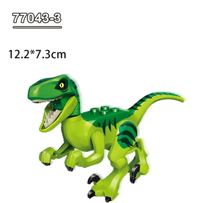 Mini bloc de construction jouet dinosaure jurassique Puzzle Animal tyrannosaure Rex ptérosaure bloc de construction jouet cadeau pour enfants