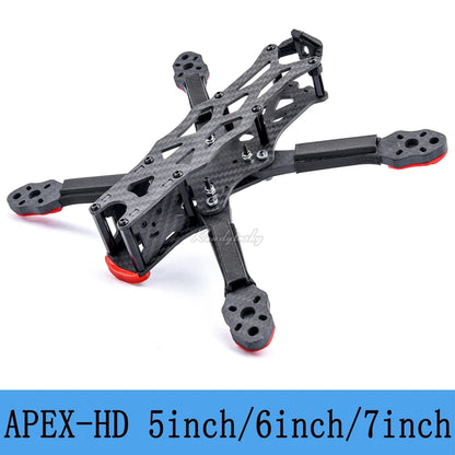 Kit de cadre quadrirotor en Fiber de carbone 5 pouces/6 pouces/7 pouces 295mm/8 pouces/9 pouces pour Drone de course APEX 7 pouces APEX-HD FPV Freestyle RC