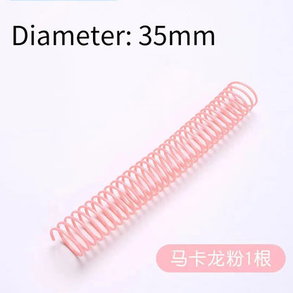 Anneau de reliure en plastique Transparent à feuilles mobiles,