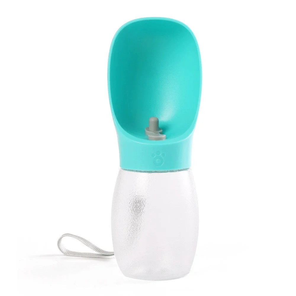 Bouteille d'eau de voyage portable pour animaux de compagnie, adaptée à un usage extérieur, idéale pour les chiens, les chats et spécialement pour l'alimentation des animaux de compagnie de races en peluche