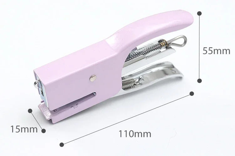 Tron-Pince d'emballage professionnelle en métal, capacité de 16 feuilles, pratique, bureau, étudiant, enseignant, 1 pièce