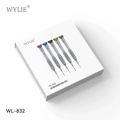 WYLIE tournevis précis réparation boulon pilote pour IPHONE Android téléphone portable horloges montres écran LCD outil de démontage