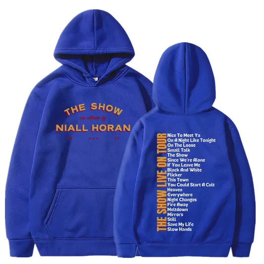 Niall Horan 2024 le spectacle vivre sur la tournée esthétique surdimensionné sweat hommes femmes Hip Hop Vintage Concert sweat à capuche Fans cadeau