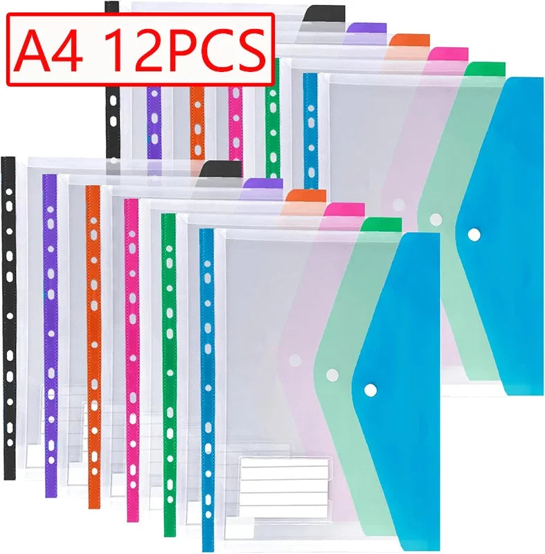 Classeur A4 à 11 trous, 6/12 pièces,