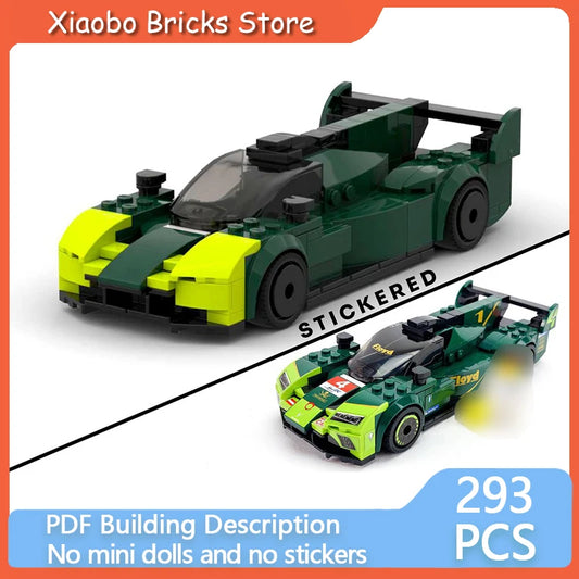 Ville voiture vitesse Champion modèle MOC briques de construction voiture de sport 680 technologie modulaire cadeaux vacances assembler enfants jouets costume