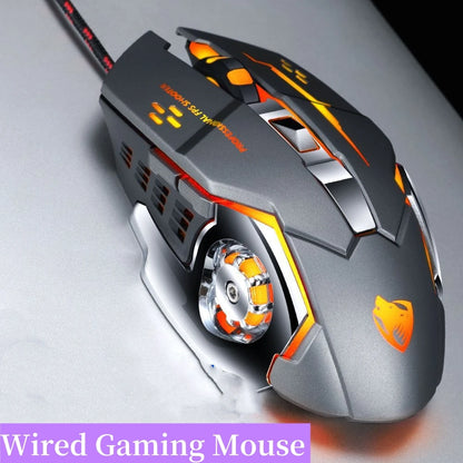 Souris de jeu sans fil 6 touches Rétroéclairage RVB Souris de jeu Bluetooth 2.4G Connexion USB Double mode Batterie rechargeable 3 niveaux DPI T-WOLF Q13 Clic silencieux Conception ergonomique