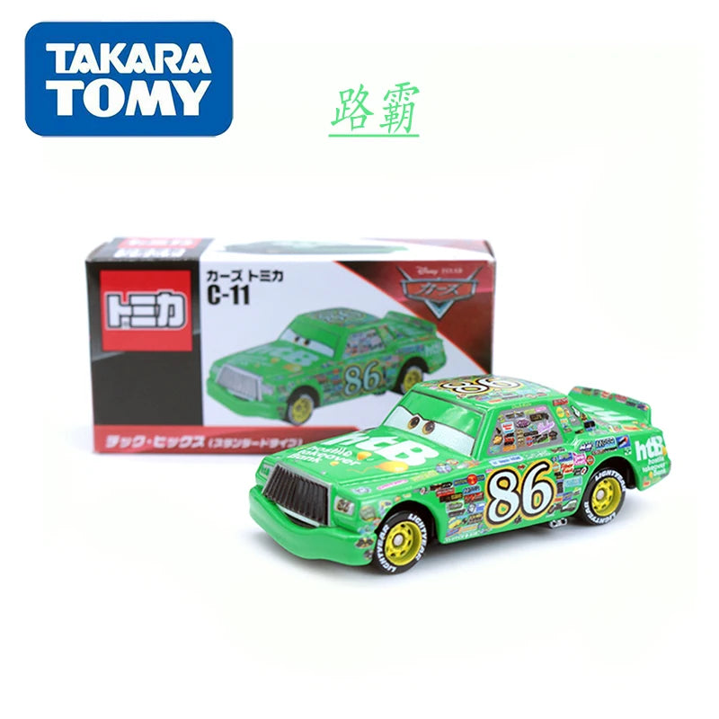 Tomy Tomica-Modèle de véhicule édition spéciale pour garçons, jouets moulés sous pression, voiture Tokyo, McQueen, Mater, Finn, McMissile, cadeau de collection, 1/64
