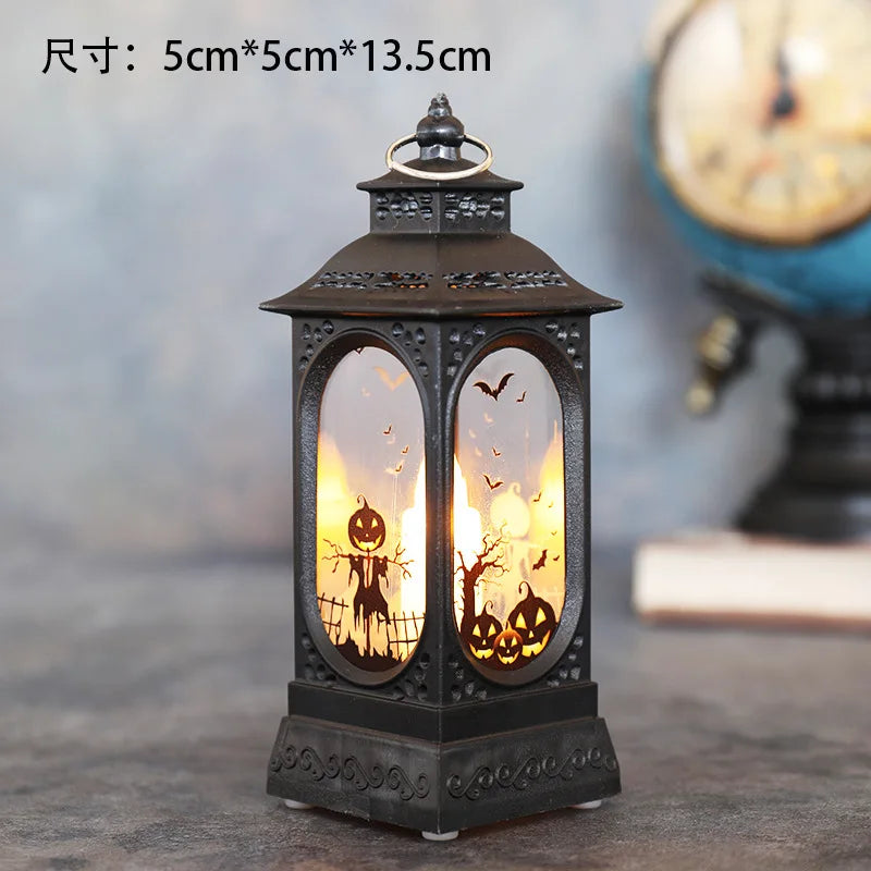 Lampe Décorative à LED Château de Citrouille,