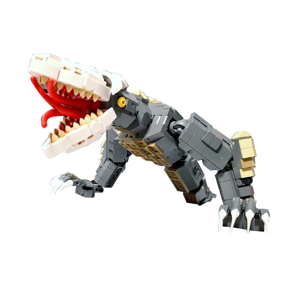 Ensemble de blocs de construction MOC Godzillas Kaiju crâne chenille monstre modèle jouets enfants adultes cadeaux