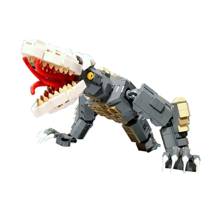 Ensemble de blocs de construction MOC Godzillas Kaiju crâne chenille monstre modèle jouets enfants adultes cadeaux