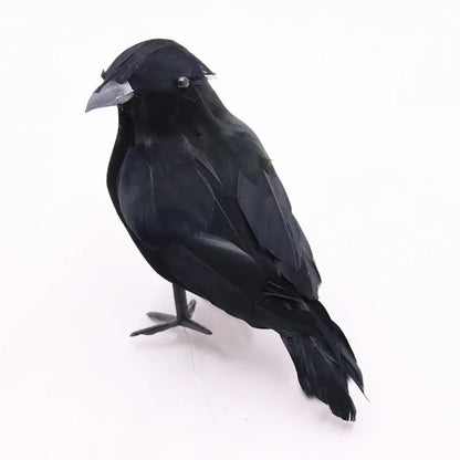 Simulation de Corbeau Noir pour Décoration d'Halloween, Répulsif à Oiseaux, Lutte Antiparasitaire, Pigeon, Jardin, Extérieur