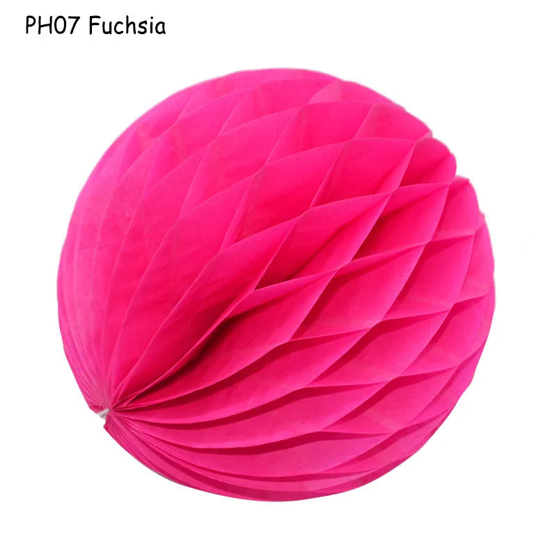 Boule décorative en papier nid d'abeille, 5 pièces/lot, 10/15cm, fleur Pastel, décoration de fête d'anniversaire pour mariage, enfant, fournitures de réception-cadeau pour bébé 8Z
