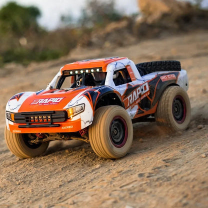 JJRC-Voiture de désert télécommandée pour enfants, véhicule de course à grande vitesse, camion tout-terrain 4 roues motrices, jouets pour garçons, Q130, 1/14g, 2.4