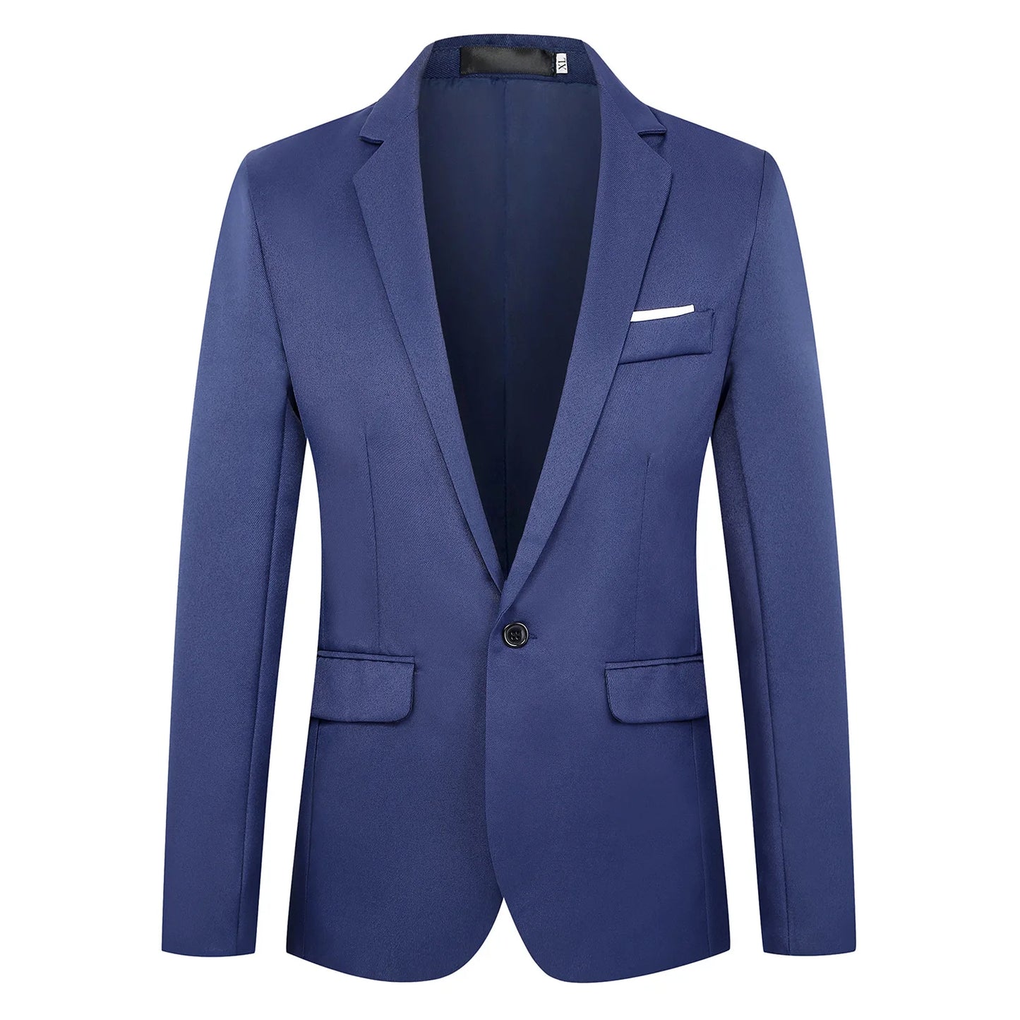 Blazer à bouton unique pour hommes, costumes épissés solides, manches longues, col rabattu, vestes d'affaires, poches Slim, été 2025