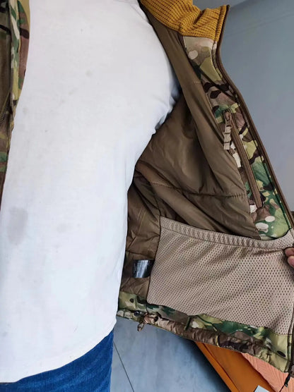 Veste d'hiver de niveau 7, doudoune tactique militaire pour hommes, coupe-vent chaud et imperméable, manteau Parkas de chasse et de randonnée, armée