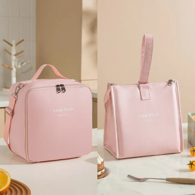 Sacs à déjeuner imperméables à bandoulière en cuir