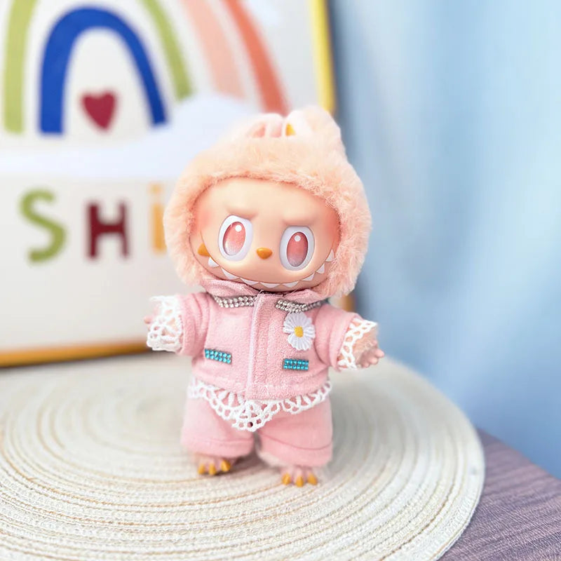 Labubu I II vêtements pendentif Labubu assis bébé vêtements mode costume accessoires mignons