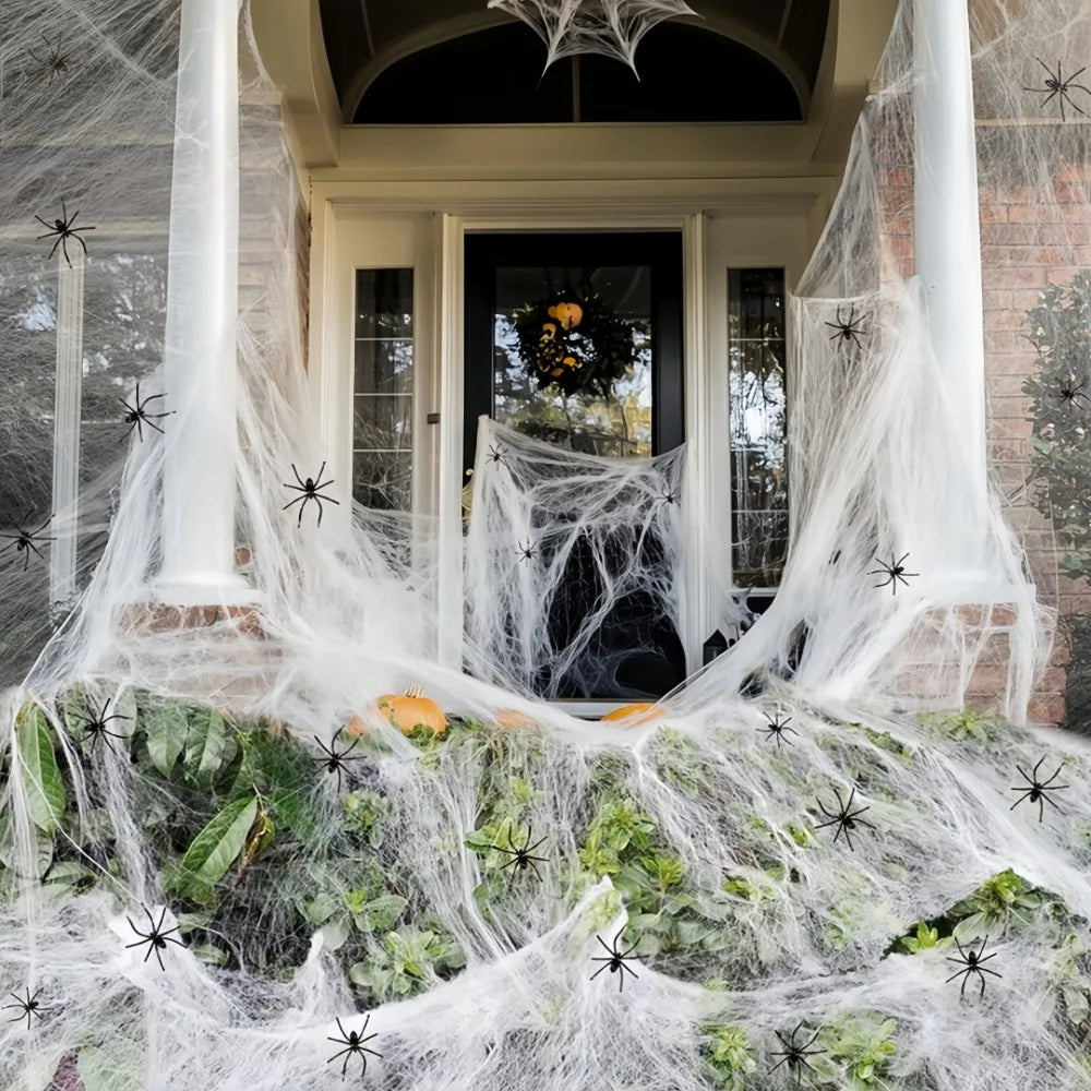 Toile d'araignée simulée pour Festival fantôme d'Halloween, pour décorer des pièces secrètes dans des maisons hantées, KTV, centres commerciaux, horreur