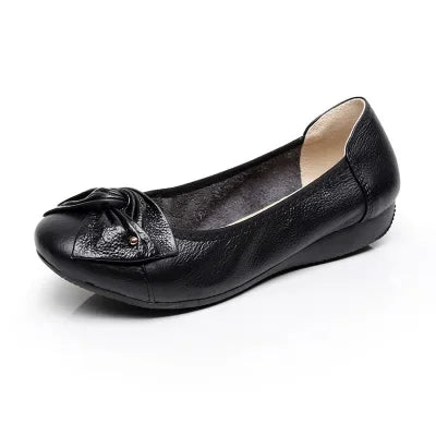 TIMETANG grande taille 34-43 femmes en cuir véritable chaussures plates femme chaussures de travail nouvelle mode femme décontracté unique chaussures femmes appartements