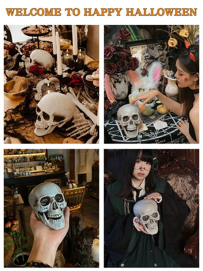 Ornements de crâne d'horreur de nuit d'halloween, ornements de table, Bar, boutique, Arrangement de scène, habillage, accessoires effrayants