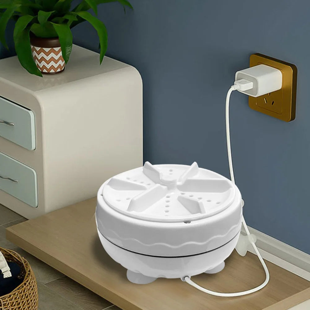 Machine à laver automatique à turbine rotative, lave-linge portable, mini machine à laver, bulle d'air, voyage, 40W