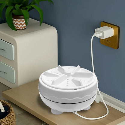 Machine à laver automatique à turbine rotative, lave-linge portable, mini machine à laver, bulle d'air, voyage, 40W