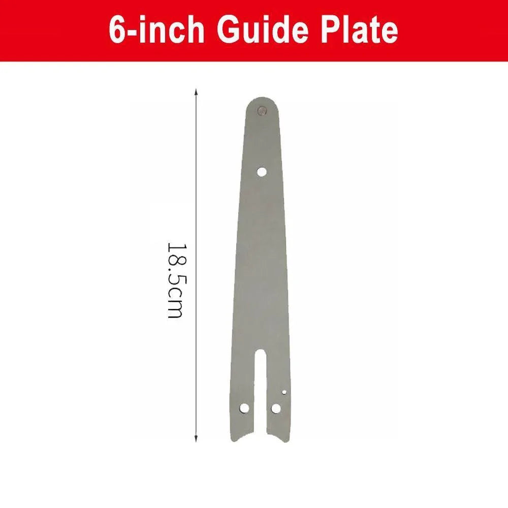1 ensemble nouveau pour scie électrique chaîne guide plaque ensemble forestière taille jardin outil scie chaîne Kit 4/6/8 pouces acier tronçonneuse plaque